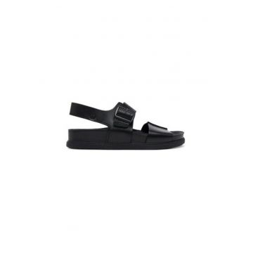 Sandale barbati  26180896 - Piele naturala - 46 EU - Negru