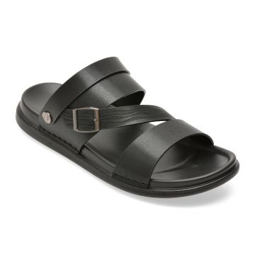 Sandale EPICA negre, 6683, din piele ecologica
