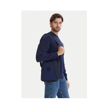 Saszetka barbati -  tkanina - albastru - One Size INTL