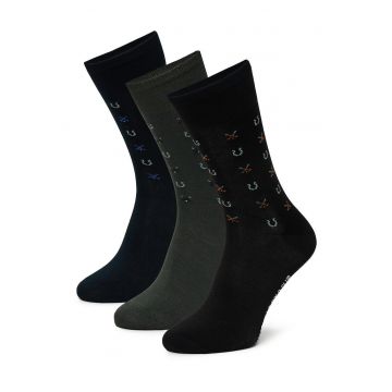 Set 3 perechi sosete barbati -  negru - 39x42