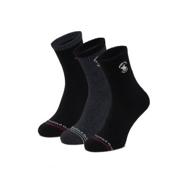Set 3 perechi sosete barbati -  negru - 43-46