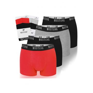 Set 4 bucati - boxeri barbati -  Logo - Banda elastica cu logo - Bumbfewqgac - Multicolor - Multicolor
