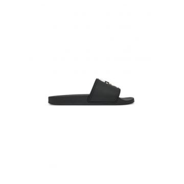 Slapi barbati  KL70005A - Sintetic - 46 EU - Negru