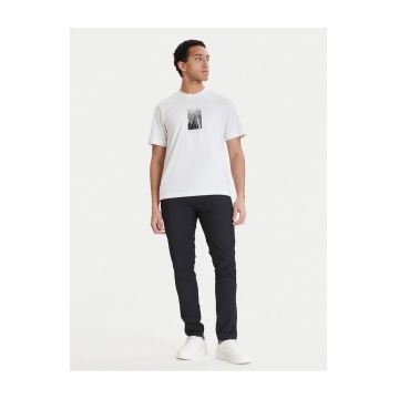 Tricou alb barbati -  din bumbac