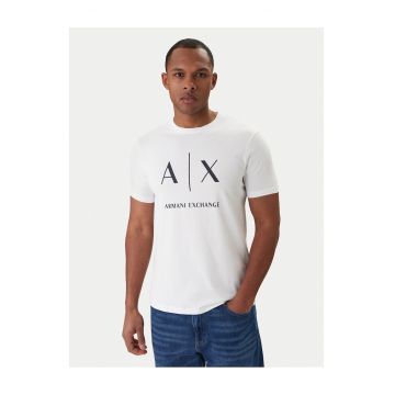 Tricou barbati -  bumbac - alb -