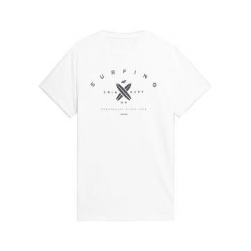 Tricou barbati -  Bumbac - Alb-