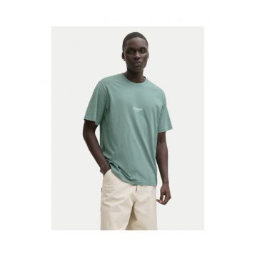 Tricou barbati -  din bumbac organic turcoaz