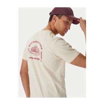 Tricou casual  pentru barbati - Bej