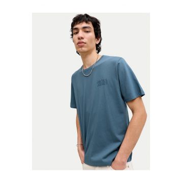 Tricou de Barbati -  Bumbac organic - Albastru