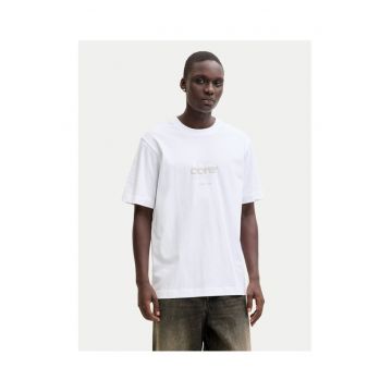 Tricou pentru barbati -  din bumbac - alb