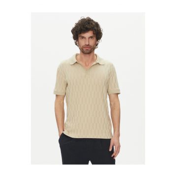 Tricou pentru barbati - Marciano Guess - 36% poliester - 30% modal - 30% bumbac - 6% elastan - Bej -