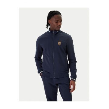 Bluza pentru barbati -  bleumarin - bumbac - fermoar