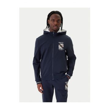 Bluza pentru barbati -  fermoar - bleumarin - bumbac