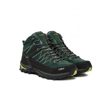 Bocanci sport barbati -  piele naturala - verde