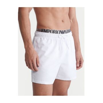 Costum de baie barbati -  alb - poliester