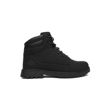 Ghete barbati -  material sintetic - negru - talpa solida -