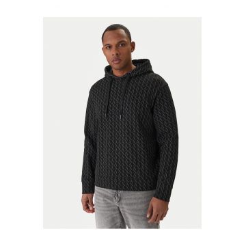 Hanorac barbati -  bumbac negru - Negru