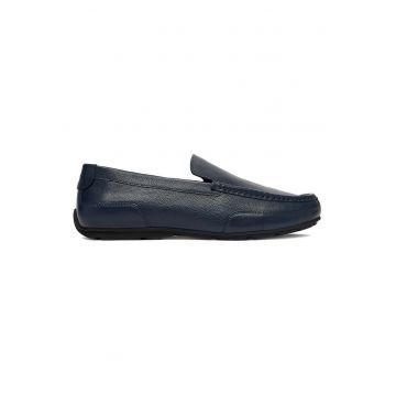 Mocasini pentru barbati -  piele naturala - albastru