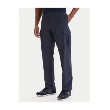 Pantaloni cargo Barbati -  poliamida/elastan - bleumarin