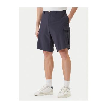 Pantaloni scurti barbati -  fermoar - bleumarin - poliamida/elastan -