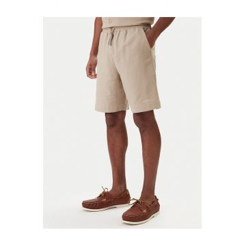 Pantaloni scurti barbati -  in/viscoza - Bej