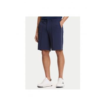 Pantaloni scurti sport Barbati -  poliester - bleumarin - 97% poliester - 3% elastan