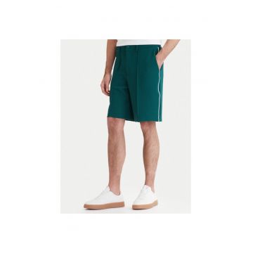 Pantaloni scurti sport Barbati -  poliester - verde