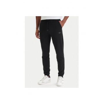 Pantaloni sport barbati -  bumbac - negru