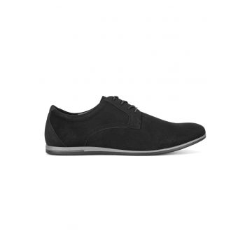 Pantofi barbati -  clasic - confortabil - negru - material sintetic