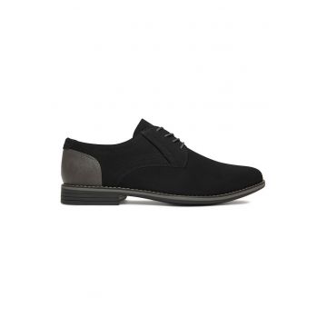 Pantofi barbati -  elegant - confortabil - negru - material sintetic