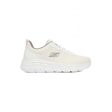 Pantofi sport barbati -  alb - textil - tehnologie Memory Foam