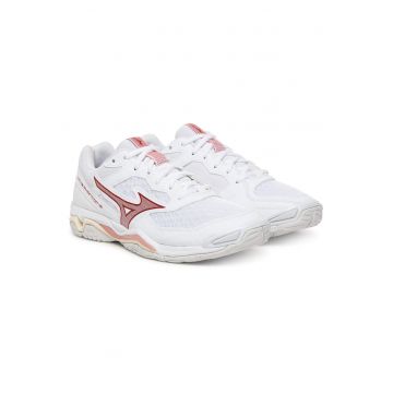 Pantofi sport barbati -  piele ecologica - alb - de sala