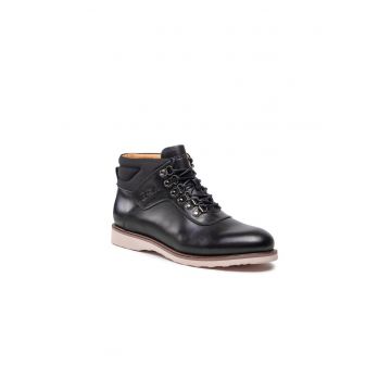 Pantofi sport barbati -  Piele naturala - Negru -