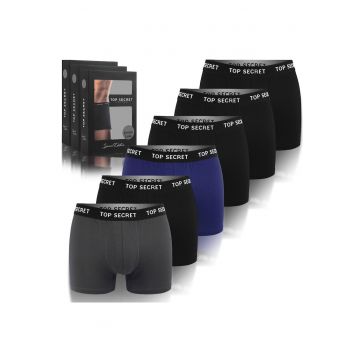 Set 6 Boxeri Barbati -  Bumbac - Multicolor - Marime XXL