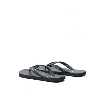 Slapi barbati -  bleumarin - sintetic -