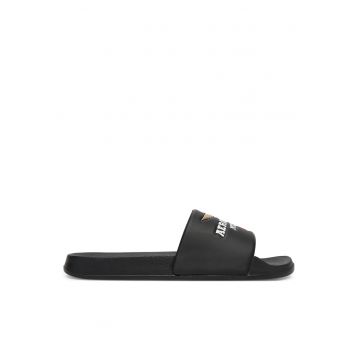 Slapi Barbati -  plastic - negru