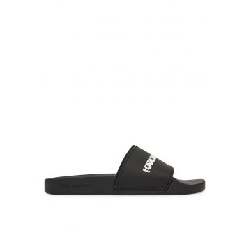 Slapi barbati -  plastic - negru