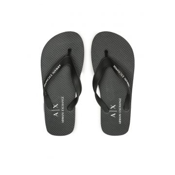 Slapi barbati -  sintetic - negru -