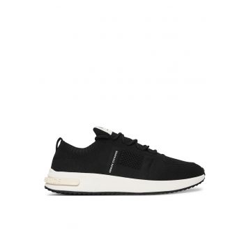 Tenisi barbati -  material textil - negru