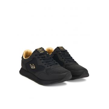 Tenisi barbati -  material textil - negru - casual