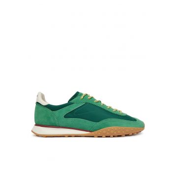 Tenisi barbati -  piele naturala - verde