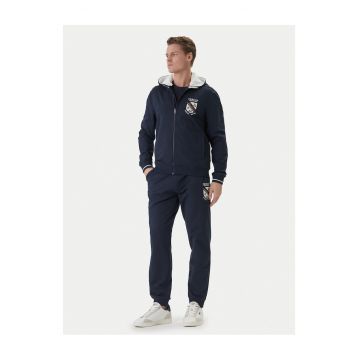 Trening lifestyle pentru barbati -  bleumarin - bumbac - fermoar