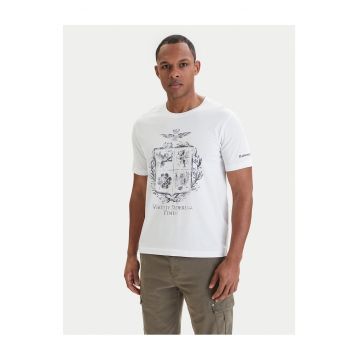 Tricou Barbati -  Alb - Bumbac - cu print