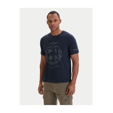 Tricou Barbati -  Bleumarin - Din Bumbac