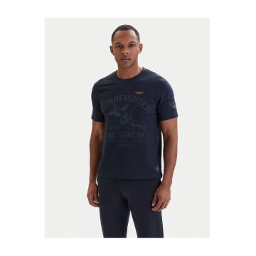 Tricou Barbati -  Casual - Bleumarin - Bumbac
