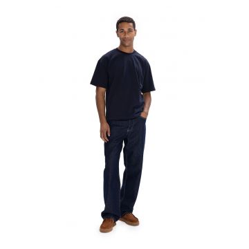 Tricou Barbati -  Comfort Fit - elastic - albastru - 100% bumbac