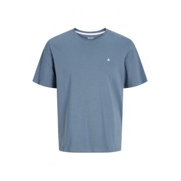 Tricou Barbati -  din Bumbac organic - Albastru