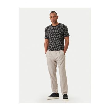 Tricou barbati -  negru - 50% bumbac - 50% lyocell