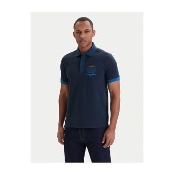 Tricou Barbati -  Slim fit - Bleumarin - Bumbac - Bleumarin