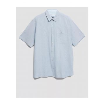Big Sizes Camasa casual - barbati big sizes - din bumbac - Regular fit - Albastru